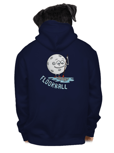 Floorball pánská mikina na zip Navy