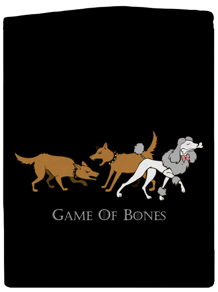Game of Bones dámská mikina na zip Black