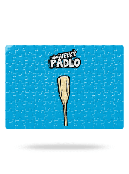 Velký pádlo puzzle White