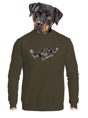 unisex mikina bez kapuce