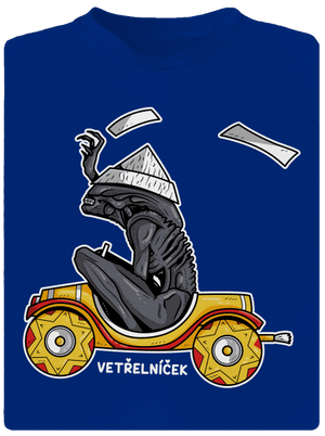 Vetřelníček pánské sportovní tričko Royal Blue Mal