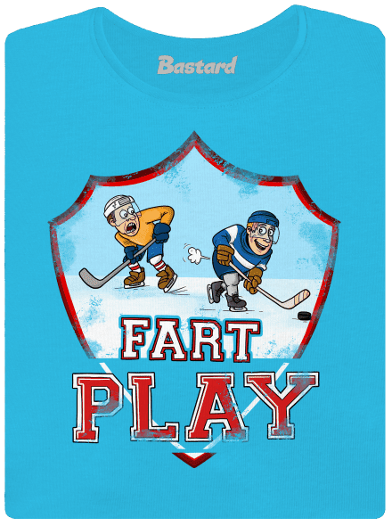 Fart Play dámské tričko s lemem Blue Atol