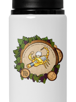 Vinný horoskop: Štír lahev na vodu White