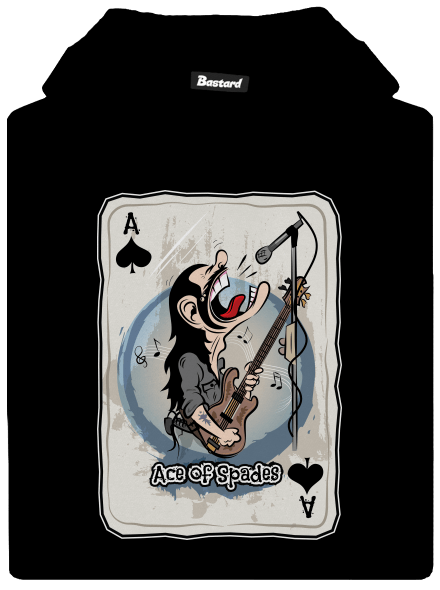 Ace of Spades dětská mikina klokanka Black