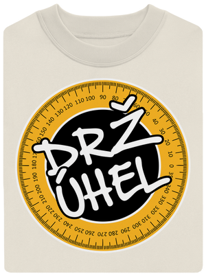 Drž úhel unisex mikina bez kapuce Off White