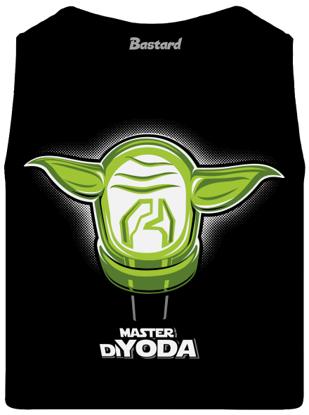Mistr DiYoda pánské tílko Black