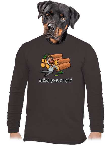 Mám kulatiny pánské dlouhý rukáv Bear Brown