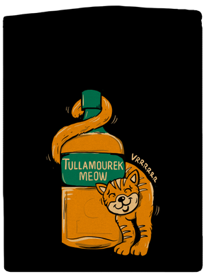 Tullamourek pánská mikina na zip Black