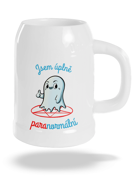 Jsem paranormální půllitr White