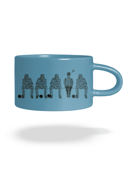 Nevinen hrnek makronka Blue Macaron