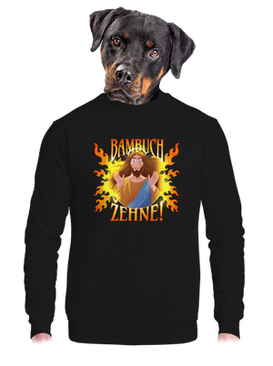 unisex mikina bez kapuce