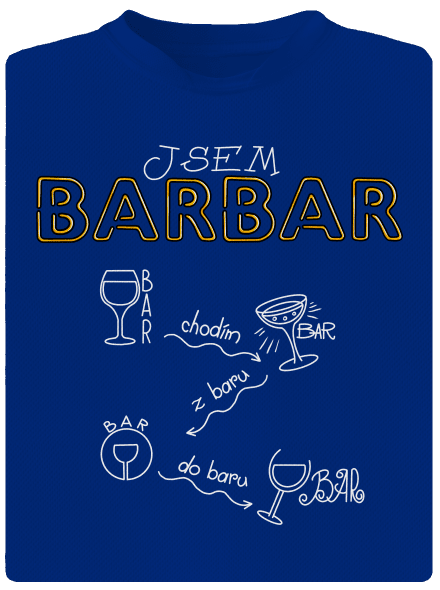 Barbar pánské sportovní tričko Royal Blue Mal