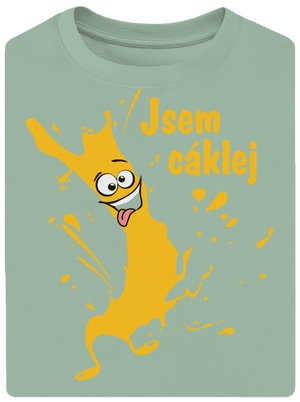 Cáklej unisex tričko oversized Sage