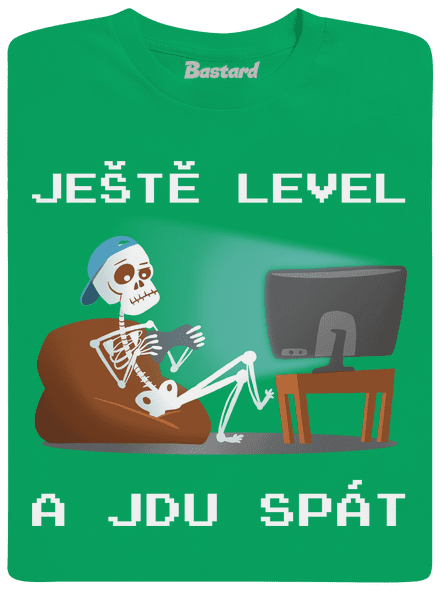 Ještě level dětské tričko Kelly Green