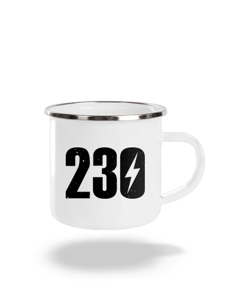 230 V plecháček White