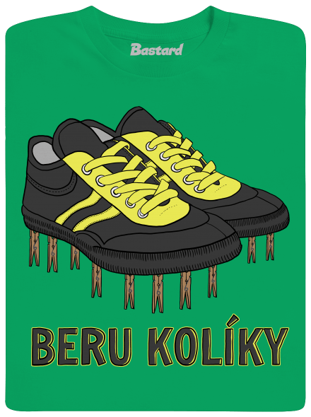 Beru kolíky pánské tričko Kelly Green