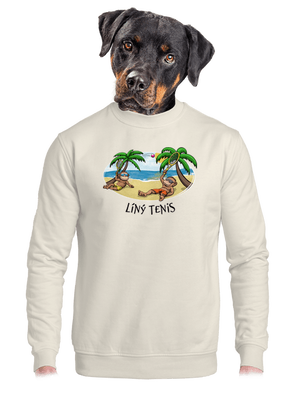 unisex mikina bez kapuce