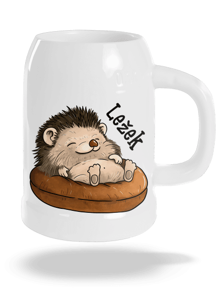 Ležek půllitr White