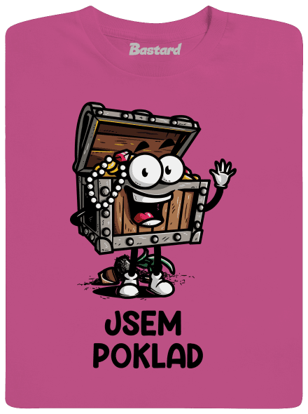 Jsem poklad dětské tričko Fuchsia