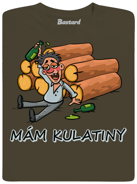 Mám kulatiny pánské dlouhý rukáv Urban Khaki