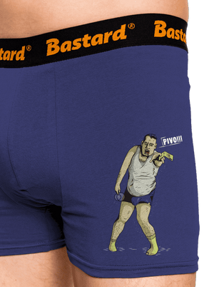 Beer zombie boxerky Blue Navy