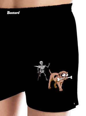 Kostlivec pánské trenky Black