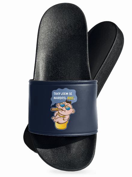 Boss pantofle Navy