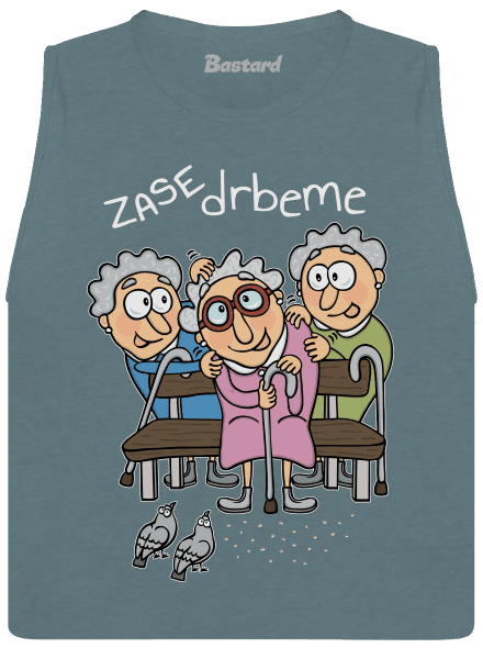 Zase drbeme dámské tílko volné Heather Deep Teal