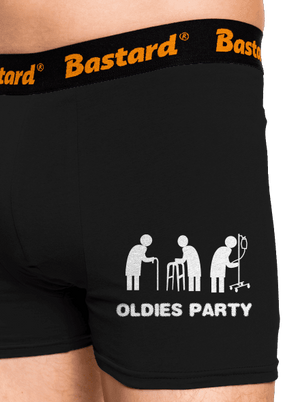 Oldies party boxerky Black