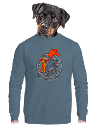 unisex mikina bez kapuce