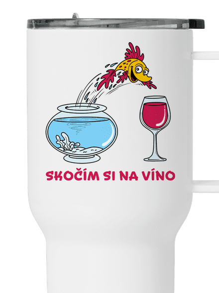 Skočím si na víno termohrnek White