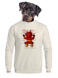 unisex mikina bez kapuce