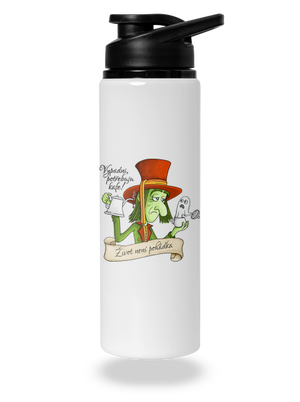 Potřebuju kafe! – Život není pohádka lahev na vodu White