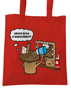 K nakousnutí taška Bright Red