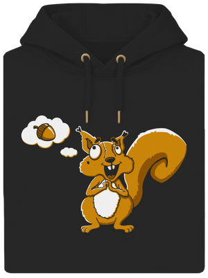 Doba ledová unisex mikina premium Dark Black