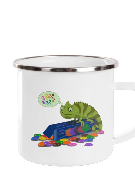 Zmatený chameleon plecháček White