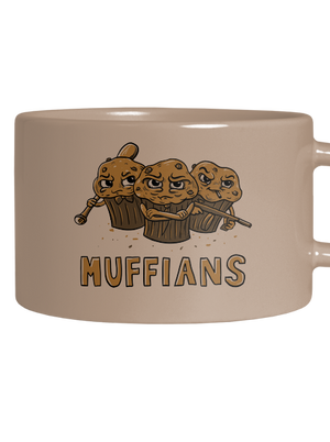 Muffians hrnek makronka Brown Macaron