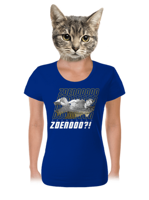 B18: Bába pod kořenem dámské tričko Royal Blue Mal