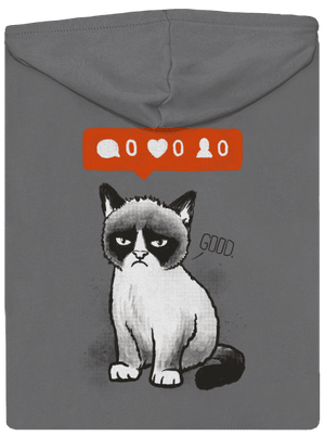 Grumpy dámská mikina na zip Steel Gray