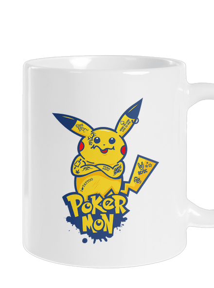 Pokérmon klasický hrnek White