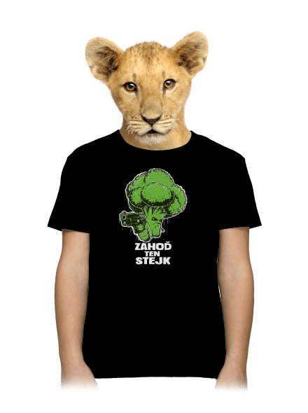 Zahoď ten stejk dětské tričko Black