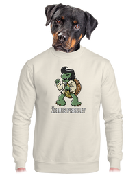 unisex mikina bez kapuce