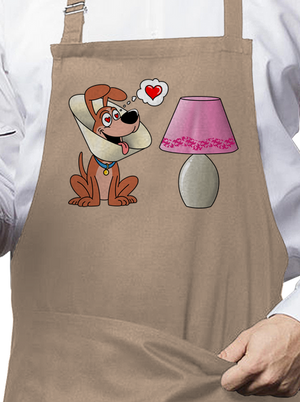 Zamilovaný pes zástěra Rope