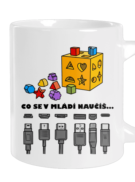 Co se v mládí naučíš velký hrnek White