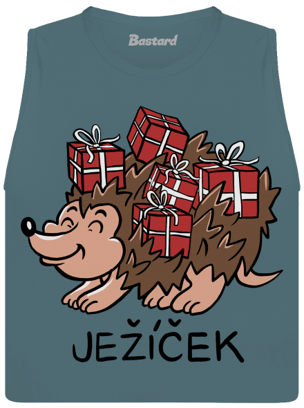 Ježíček dámské tílko volné Heather Deep Teal