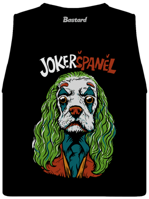 JokerŠpaněl dámské tílko volné Black