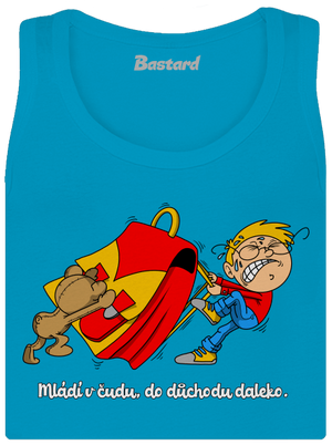 Školák dámské tílko klasické Blue Atol