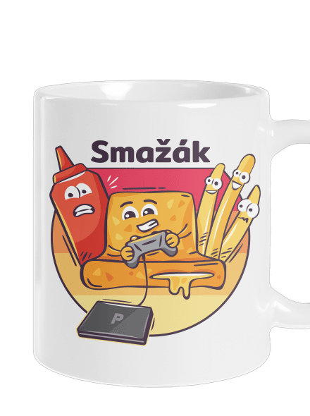 Smažák klasický hrnek White