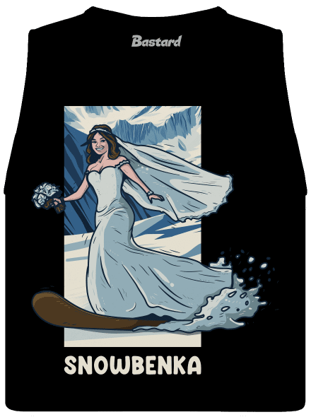 Snowbenec a snowbenka dámské tílko volné Black