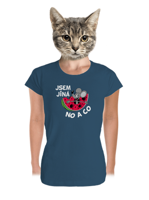 Jsem jiná dámské tričko premium Petrol Blue